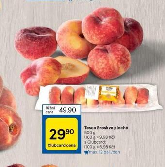 Tesco Broskve ploché nabídka