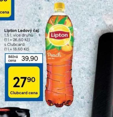 Tesco Lipton ledový čaj nabídka