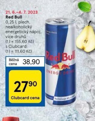 Tesco Red bull nabídka