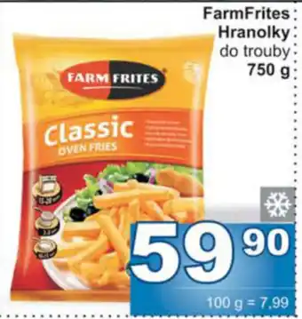 Jip FarmFrites: Hranolky: do trouby: 750 g: nabídka