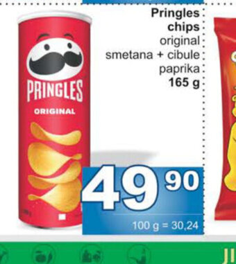 Jip Pringles: chips: original nabídka