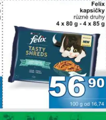 Jip Felix: kapsičky různé druhy: nabídka