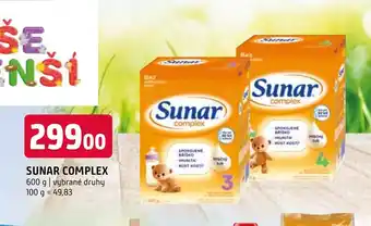 Terno SUNAR COMPLEX 600 g vybrané druhy 100 g = 49,83 nabídka