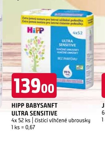Terno HIPP BABYSANFT ULTRA SENSITIVE nabídka