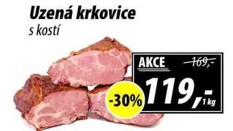 ZEMAN Uzená krkovice s kostí, 1 kg nabídka