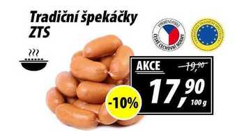 ZEMAN Tradiční špekáčky zts, 100 g nabídka