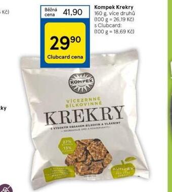 Tesco Kompek krekry nabídka