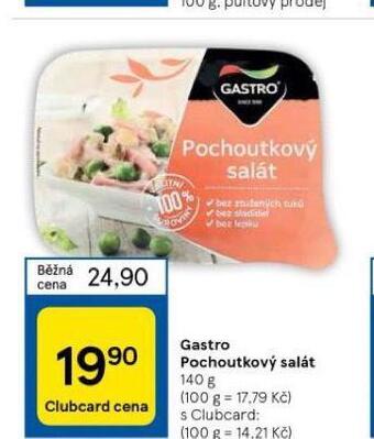 Tesco Gastro pochoutkový salát nabídka
