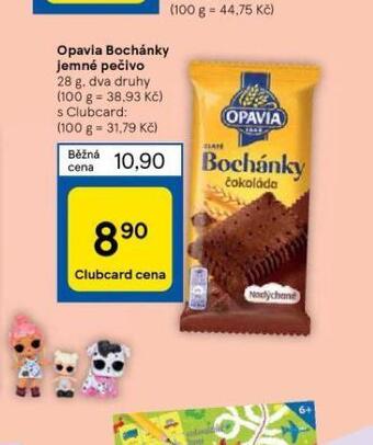 Tesco Opavia bochánky jemné pečivo nabídka