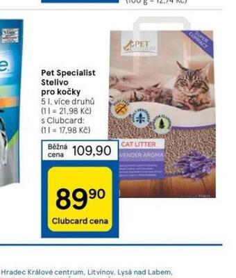 Tesco Pet specialist stelivo pro kočky nabídka
