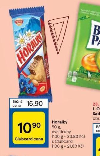 Tesco Horalky nabídka