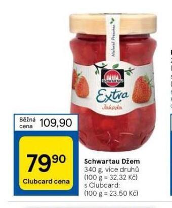 Tesco Schwartau extra džem nabídka