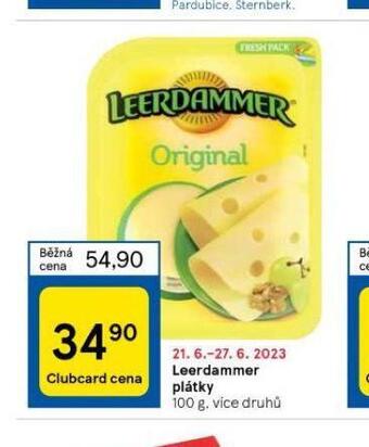 Tesco Leerdammer plátky nabídka