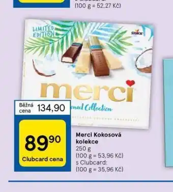 Merci kokosová kolekce