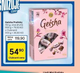 Tesco Geisha pralinky nabídka