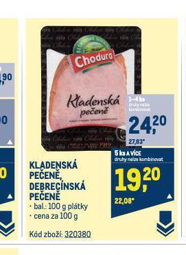 Makro Debrecínská pečeně nabídka