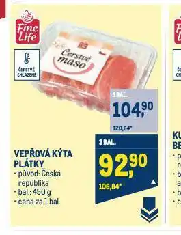 Makro Vepřová kýta nabídka