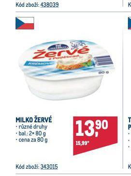Makro Milko žervé nabídka
