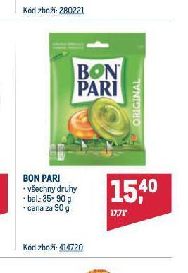 Makro Bon pari nabídka