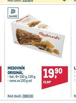 Makro Medovník original nabídka