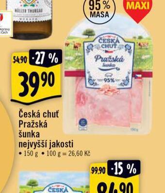 Albert Pražská šunka nejvyšší jakosti nabídka