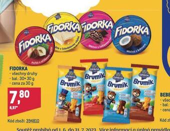 Makro Fidorka nabídka