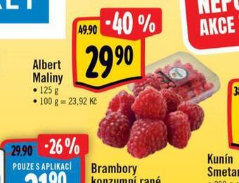 Albert Albert maliny nabídka