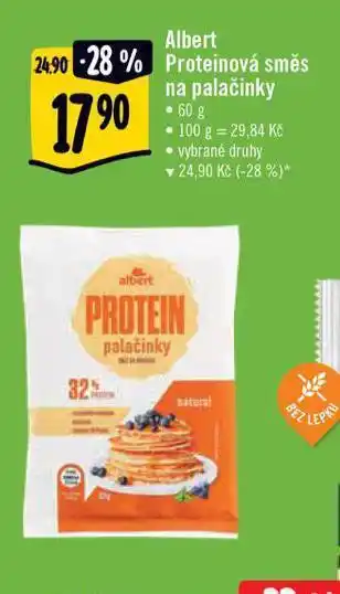 Albert Albert proteinová směs na palačinky nabídka
