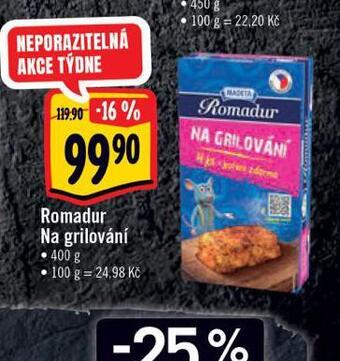 Romadur na grilování