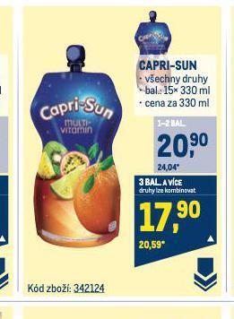 Makro Capri-sun nabídka