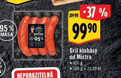 Albert Gril klobása od mistra nabídka