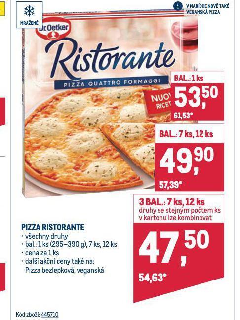 Makro Pizza ristorante nabídka
