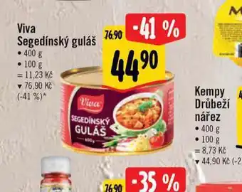 Albert Viva segedínský guláš nabídka