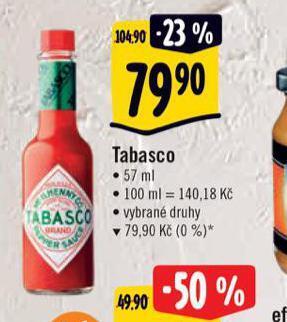 Albert Tabasco nabídka
