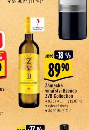 Albert Zámecké vinařství bzenec nabídka