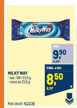 Makro Milky way nabídka