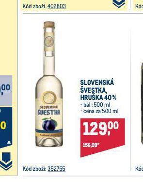 Makro Slovenská švestka nabídka