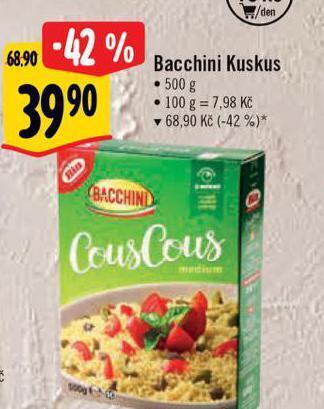 Albert Bacchini kuskus nabídka