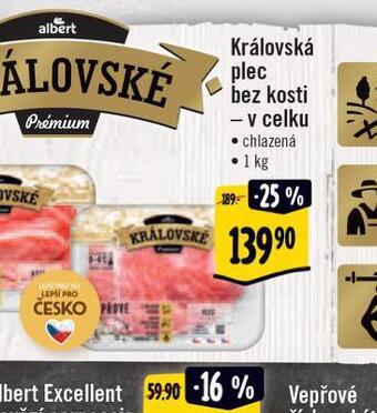 Albert Královská plec bez kosti nabídka