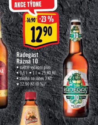 Albert Pivo radegast rázná 10 nabídka
