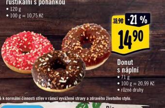 Albert Donut s náplní nabídka