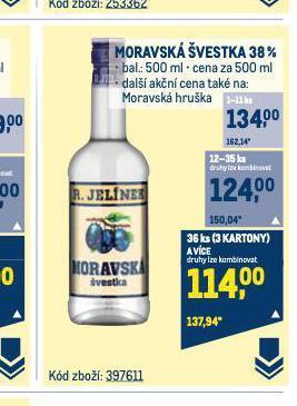 Makro Moravská švestka nabídka