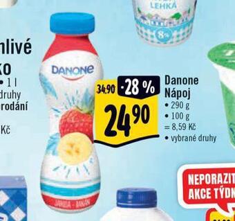 Albert Danone nápoj nabídka