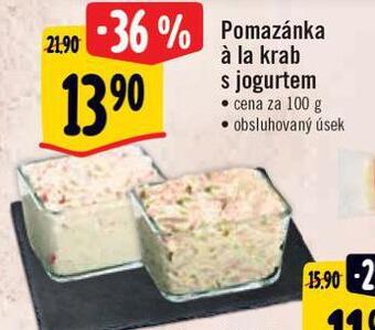 Albert Pomazánka á la krab s jogurtem nabídka