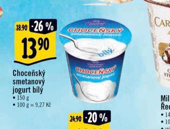 Albert Choceňský smetanový jogurt bílý nabídka