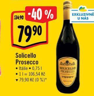 Albert Prosecco solicello nabídka