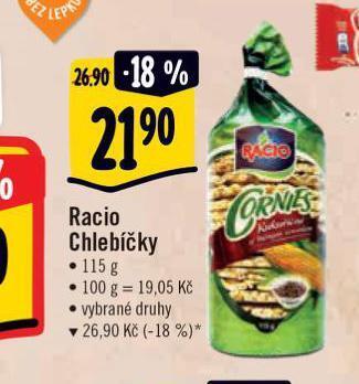 Albert Racio chlebíčky nabídka