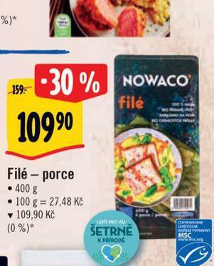 Albert Filé porce nabídka