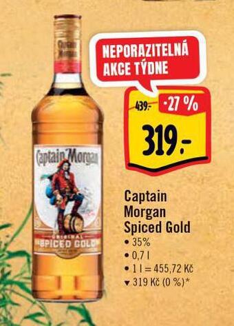 Albert Captain morgan spiced gold nabídka