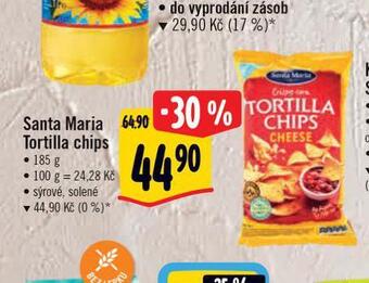 Albert Santa maria tortilla chips nabídka